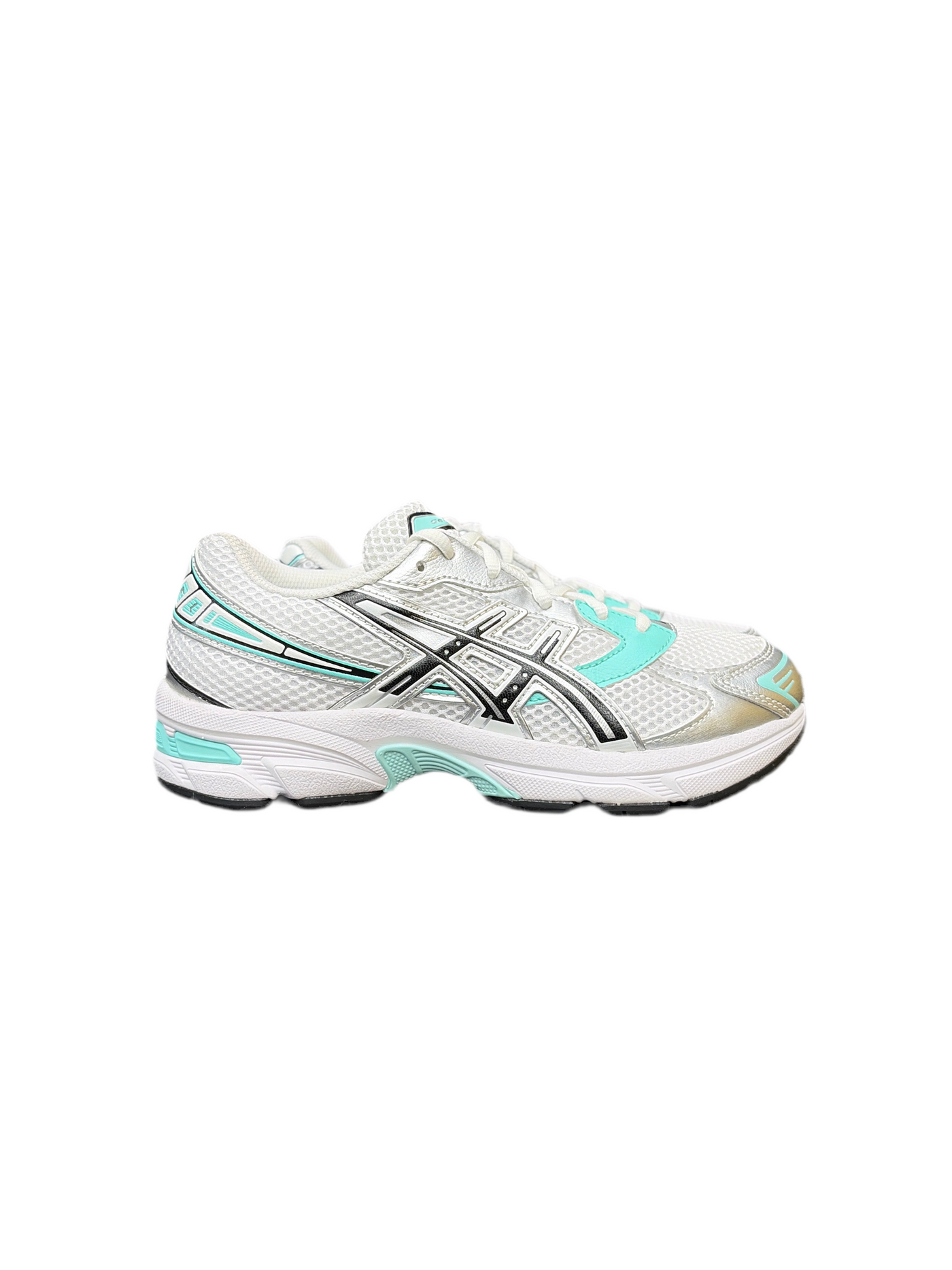 ASICS Gel-1130 (GS) White Black Aqua