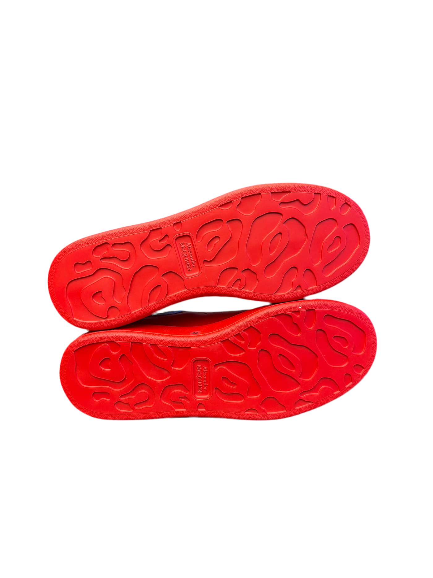 Alexander McQueen Oversized Sneaker Walsh Red Silver