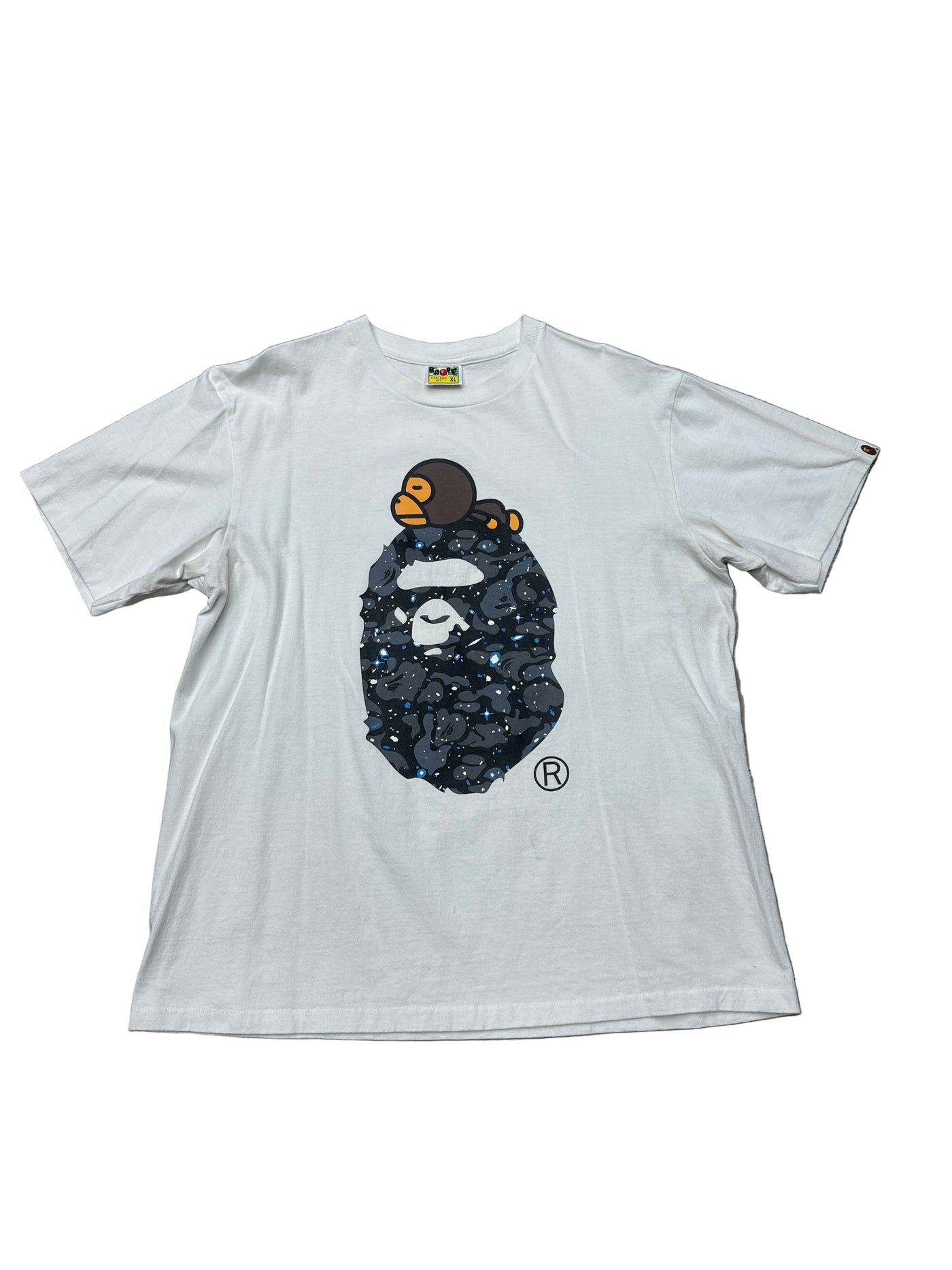 Bape Baby Milo Space Big Ape Head Glow in the Dark Tee