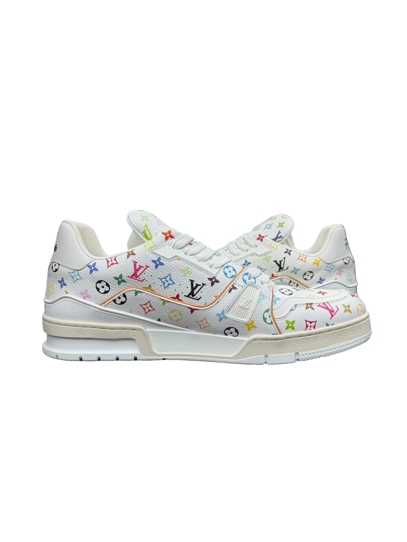 LV x Takashi Murakami Trainer Sneaker White Multi