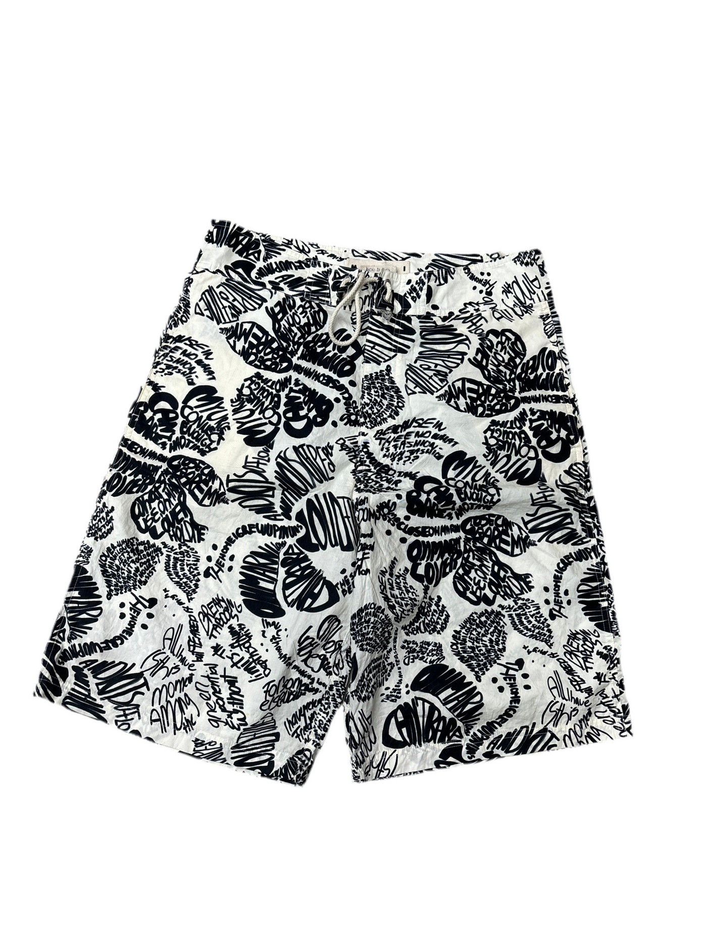 Marni Wide Leg Cotton Printed Shorts