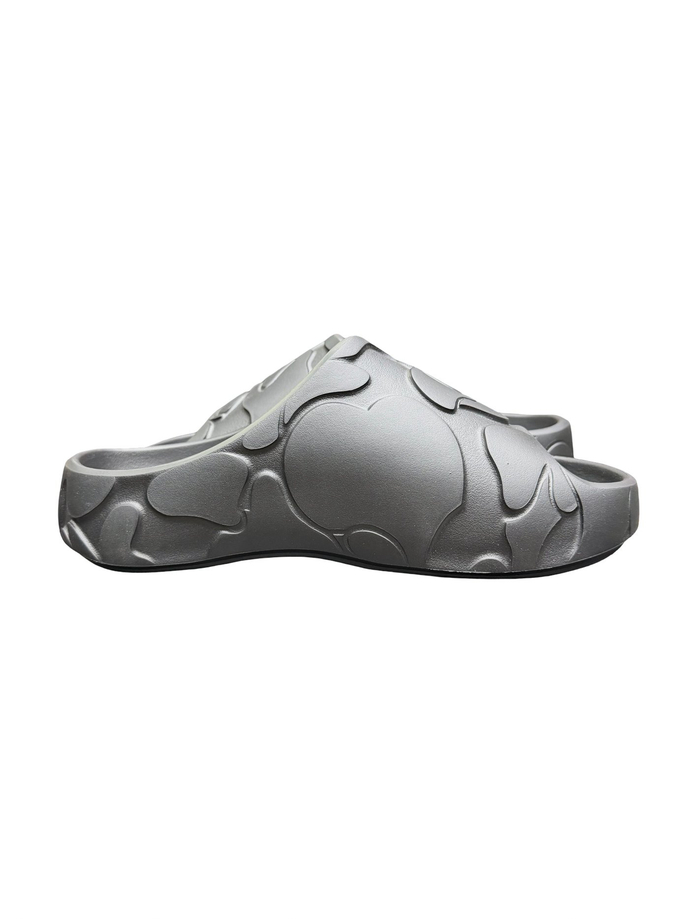 A Bathing Ape Slide #1 Black Solid Camo