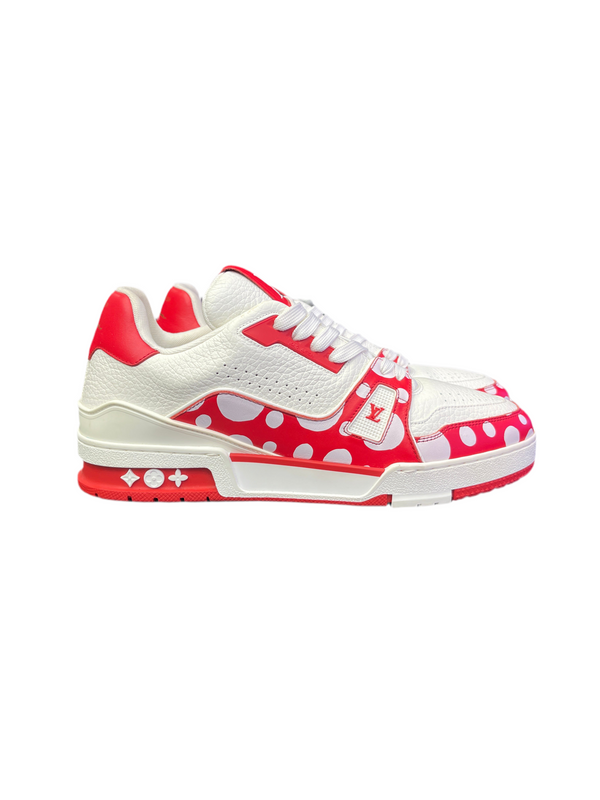 LV Trainer x Yayoi Kusama Red White