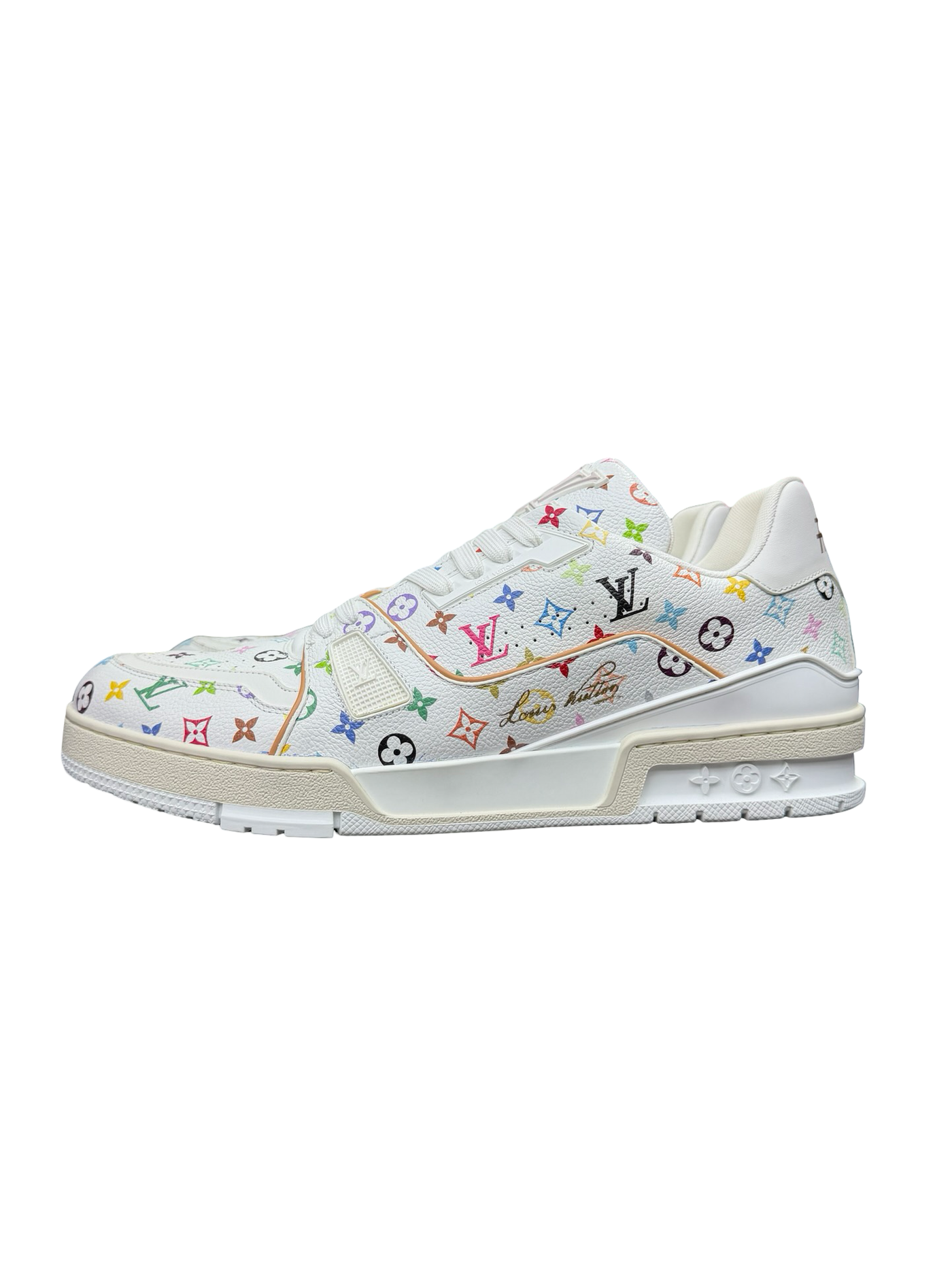LV x Takashi Murakami Trainer Sneaker White Multi