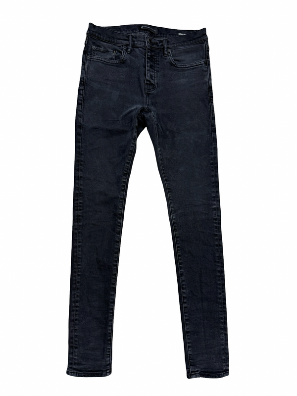Purple Brand Chitch Straight Black Jeans