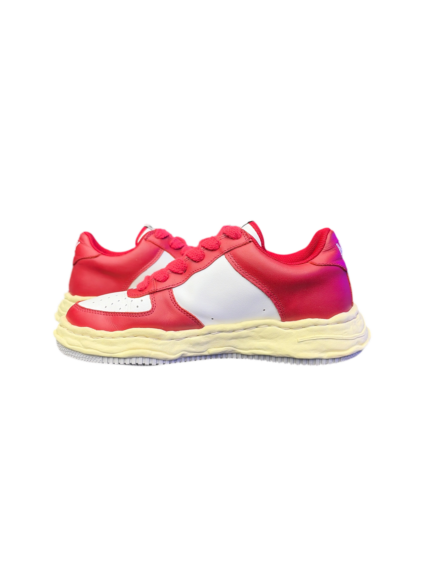 MMY Wayne Leather Low Red White