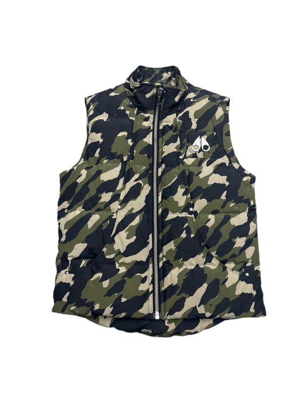 Moose Knuckle Military Green Camo Vest