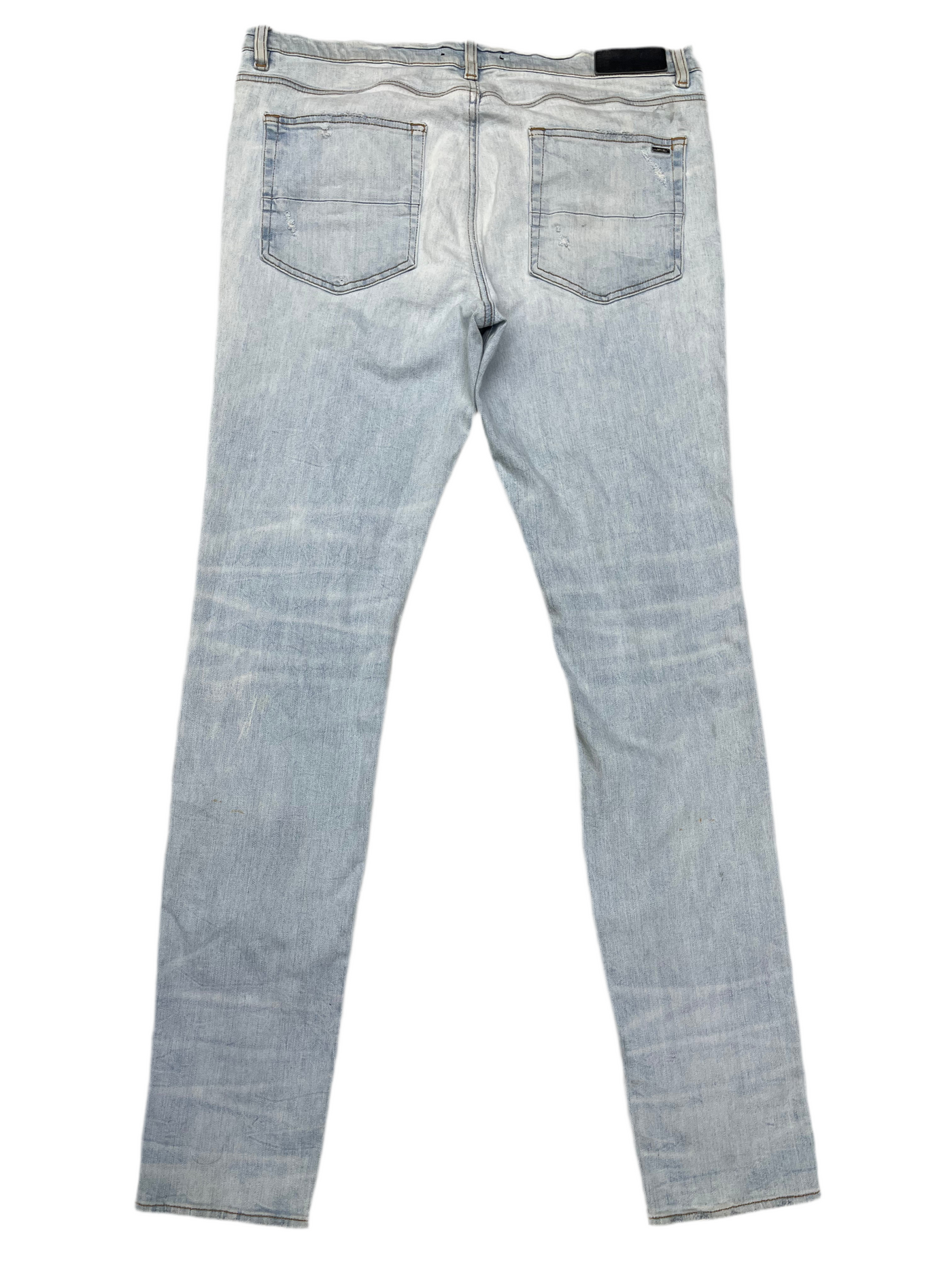 AMIRI MX1 Animal Print Patch Jeans Light Indigo