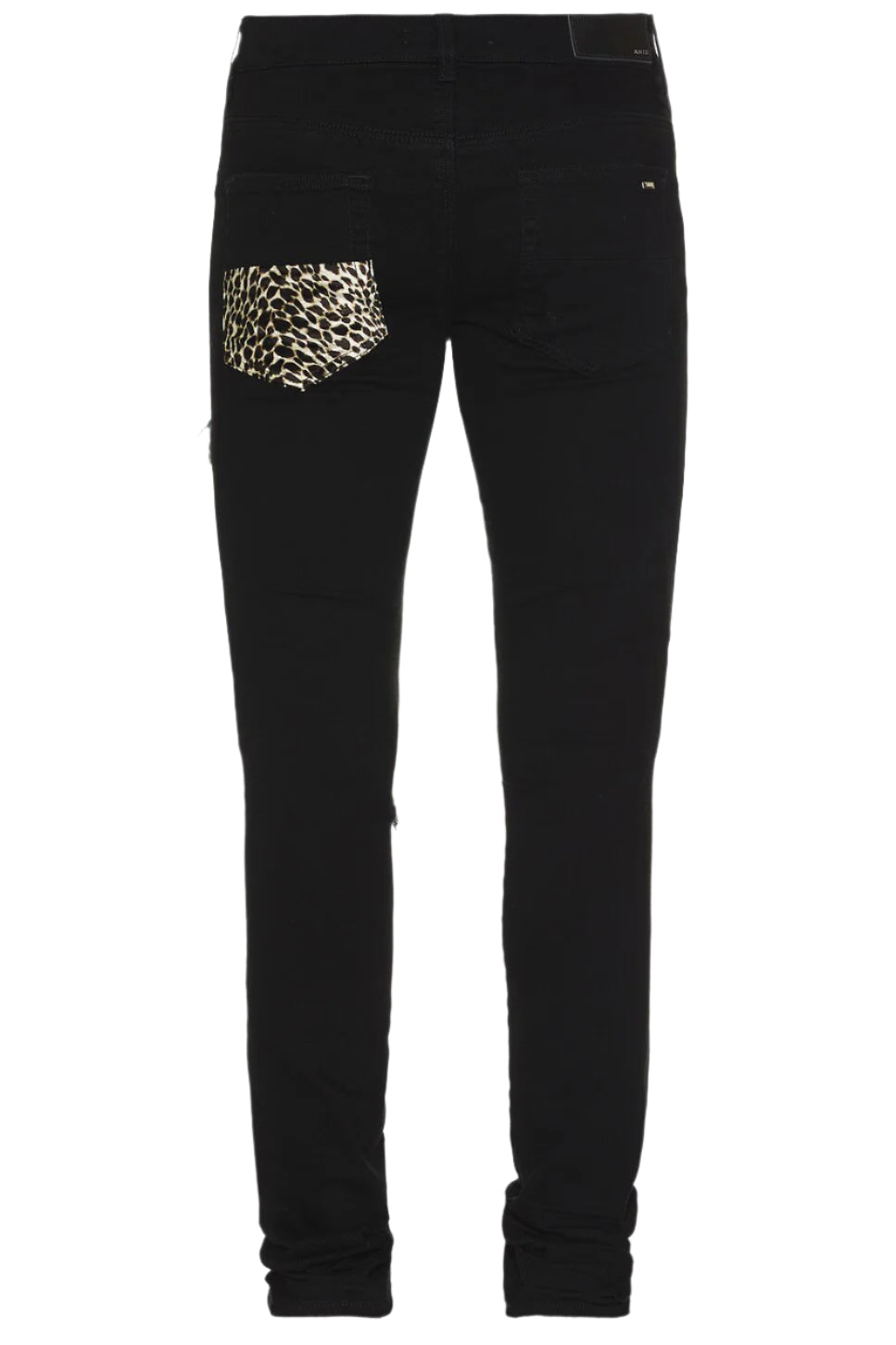 Amiri Leopard MX1 Black OD Jeans
