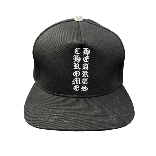 Chrome Hearts Vertical Logo Hat Black