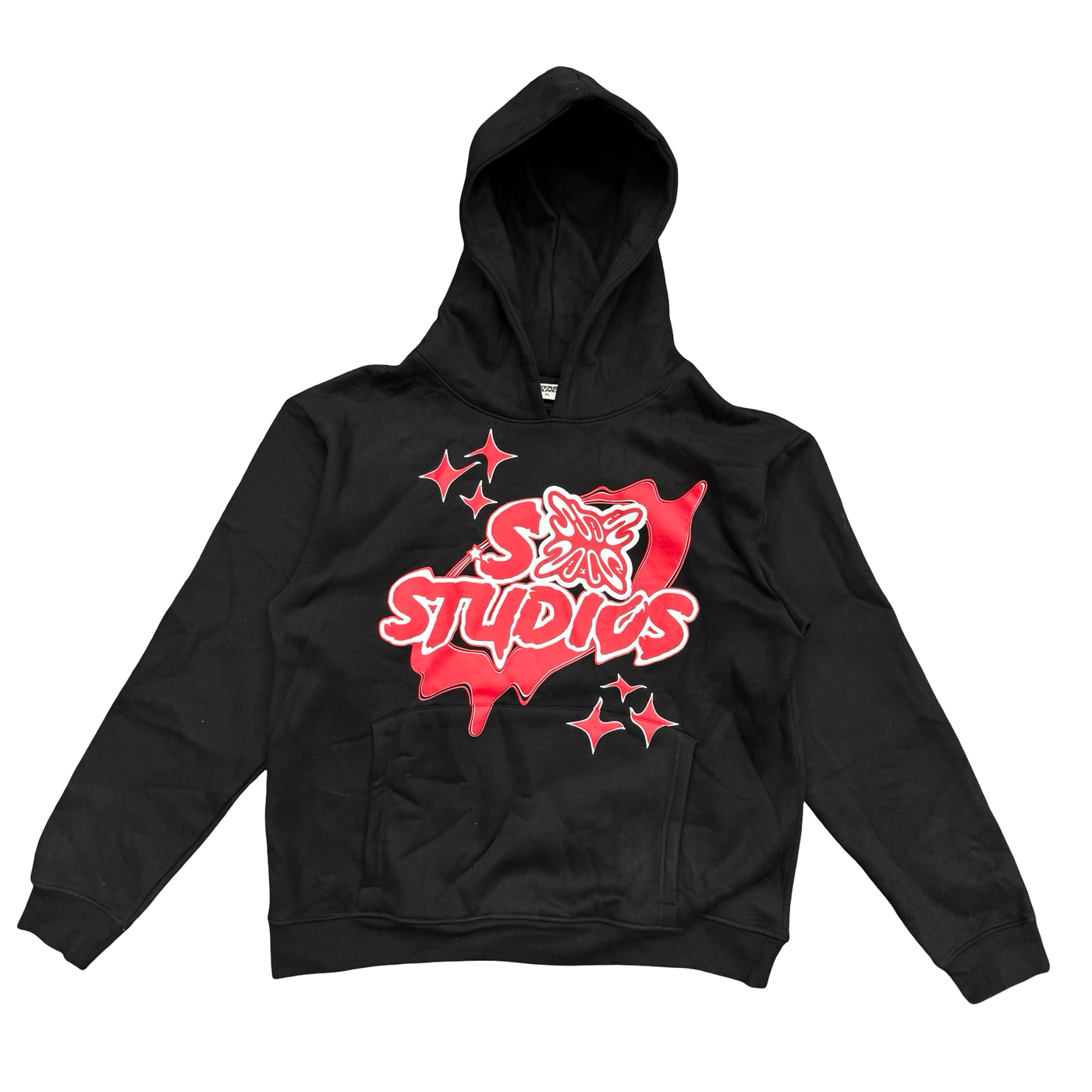 SB Studios Logo Hoodie Black Red