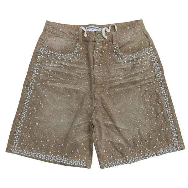 Vale Forever Sand Storm Jean Shorts Brown
