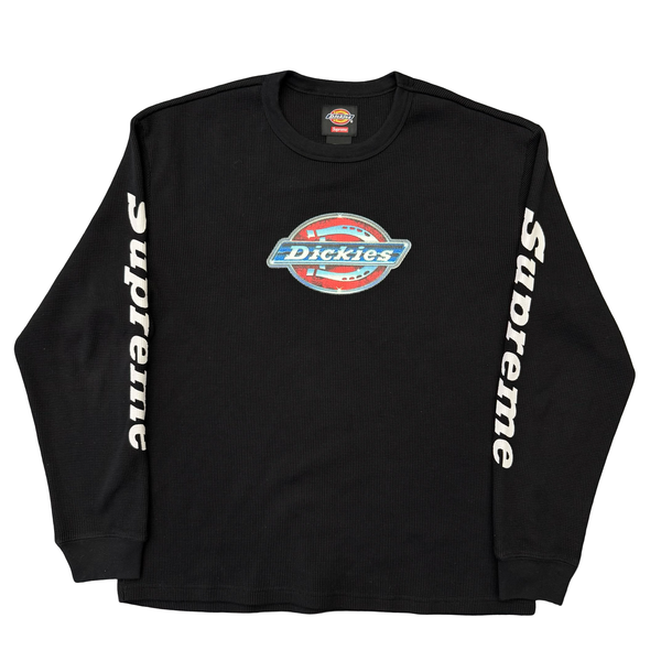 Supreme x Dickies Thermal L/S Tee Black