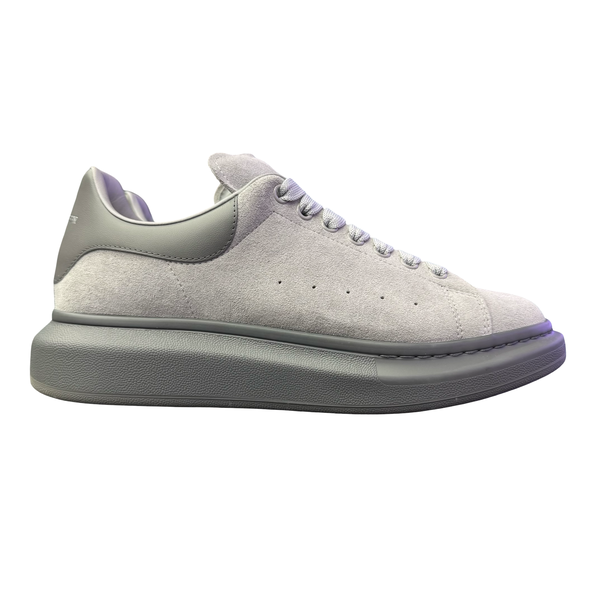 Alexander McQueen Oversized Denali Suede Sneaker Light Grey
