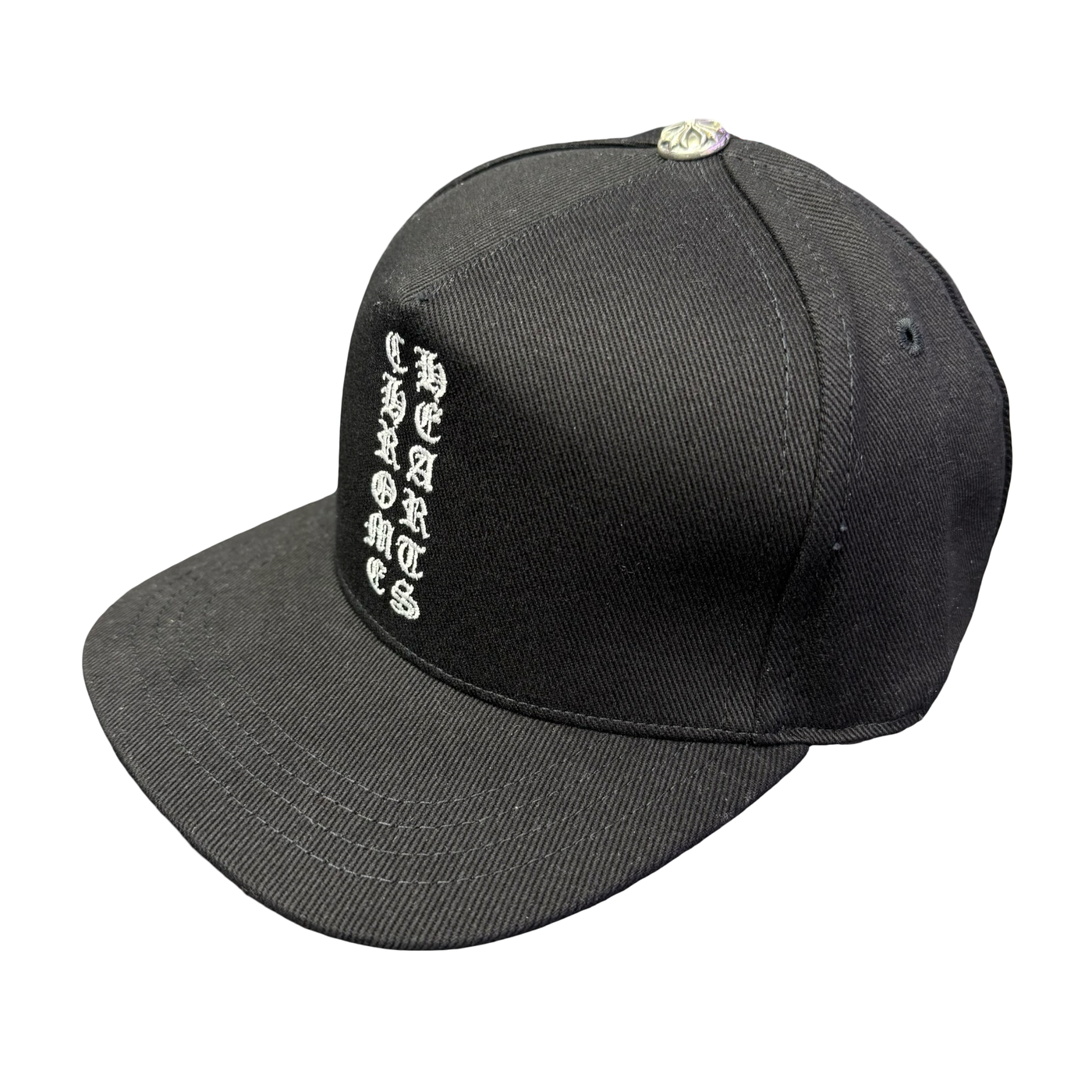 Chrome Hearts Vertical Logo Hat Black
