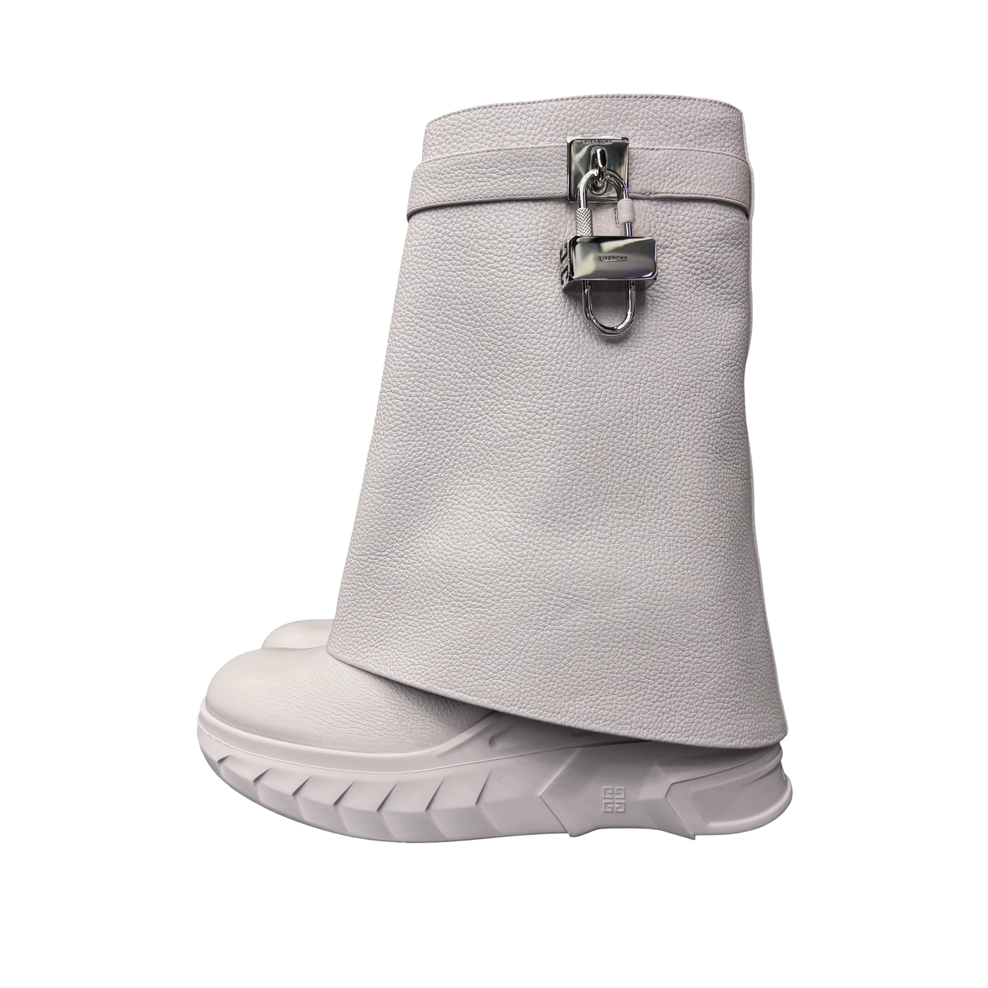 WMNS Givenchy Shark Lock Ankle Boots Soft Lilac