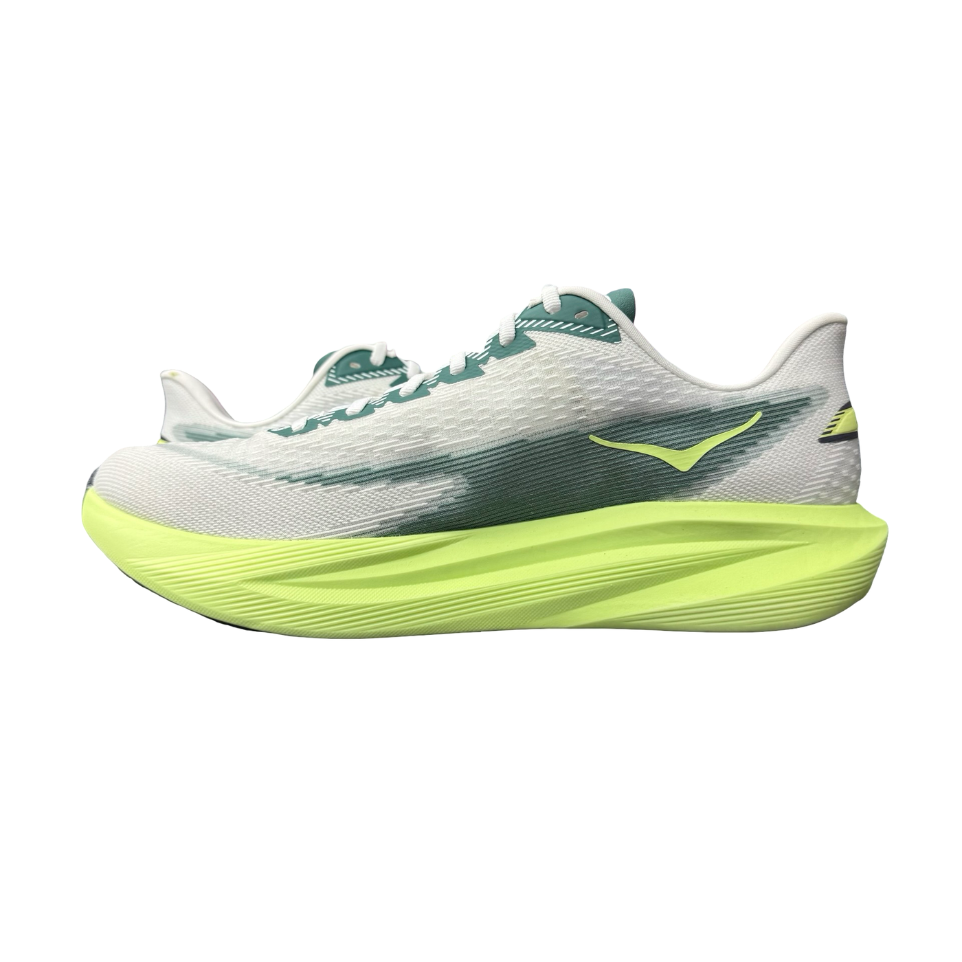 Hoka Mach 7 Sneakers Frost Neon Yuzu
