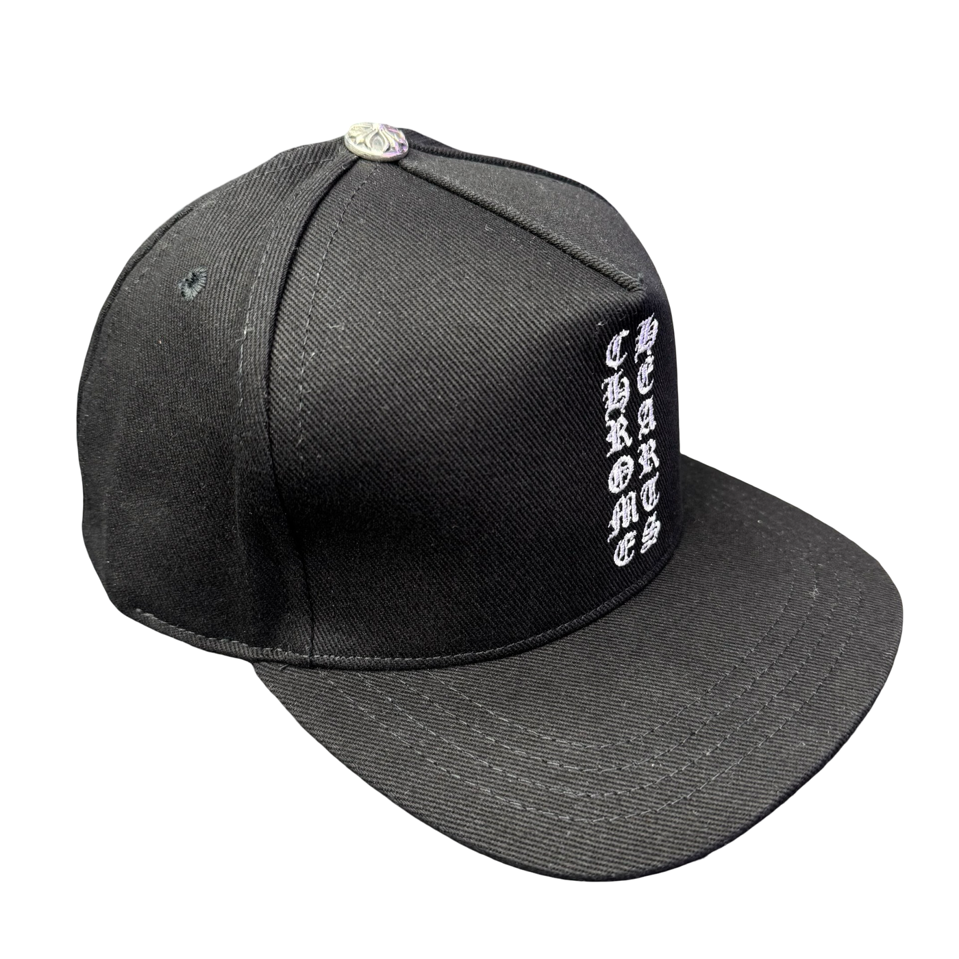 Chrome Hearts Vertical Logo Hat Black