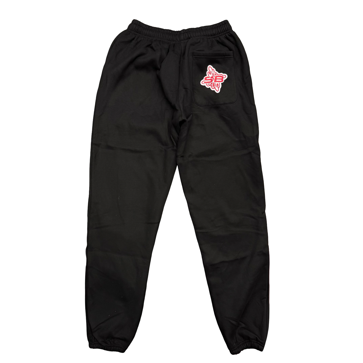 SB Studios Logo Sweatpants Black Red