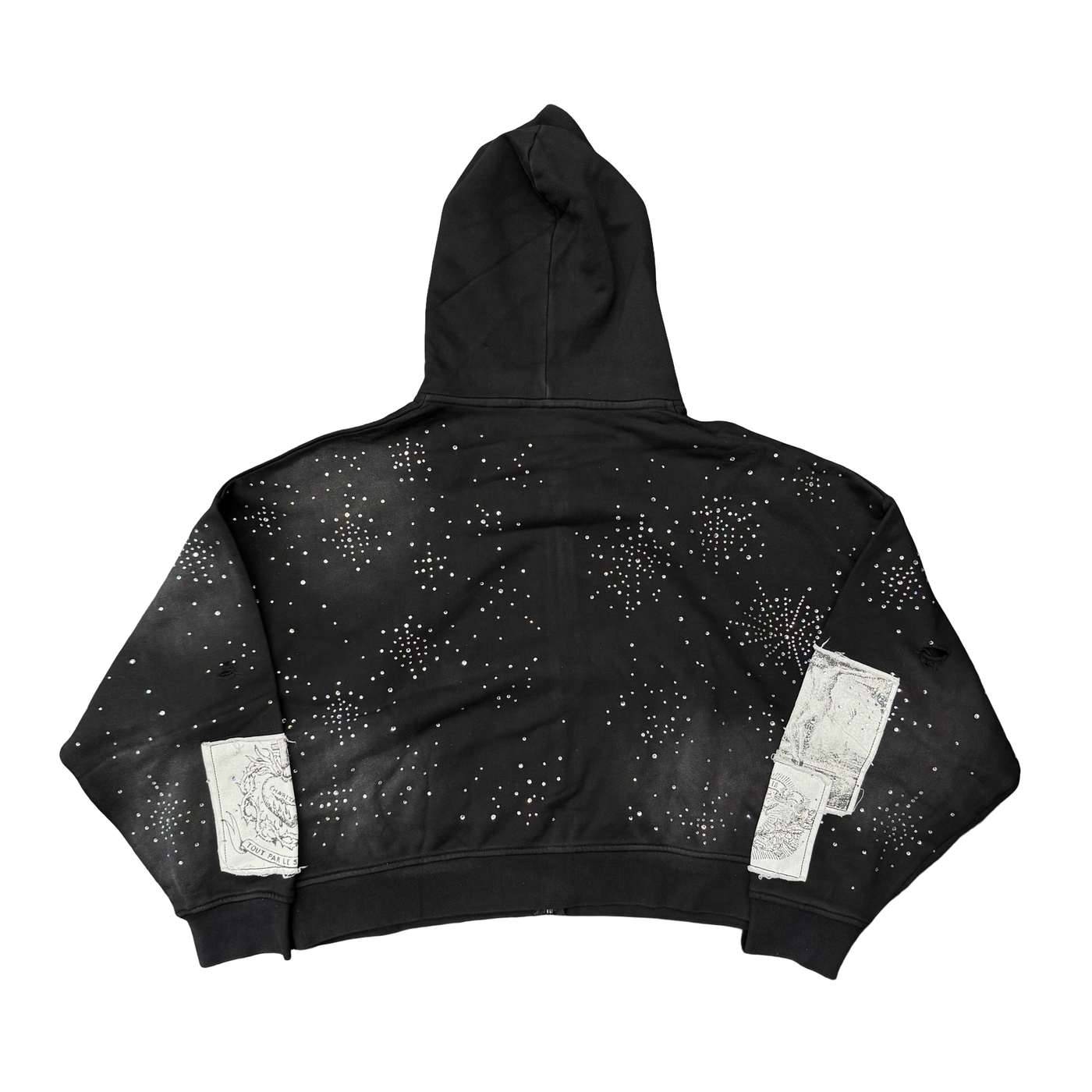 We Are Righteous Divine Canvas Hoodie Black