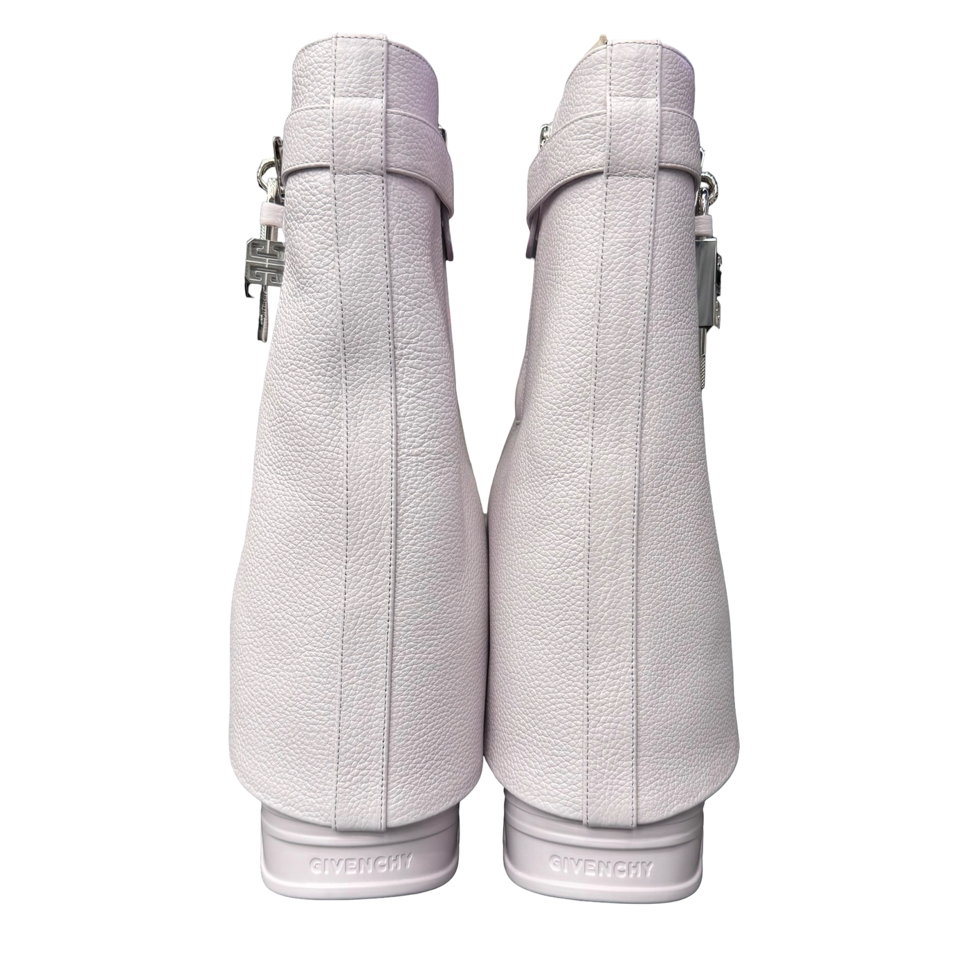 WMNS Givenchy Shark Lock Ankle Boots Soft Lilac
