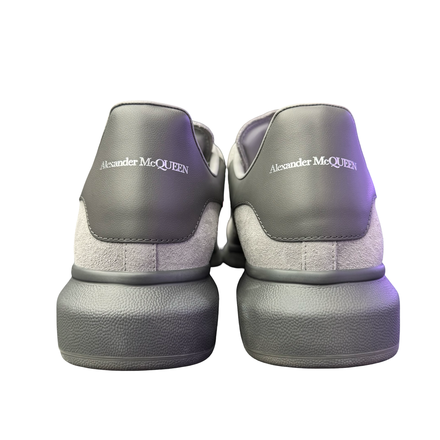 Alexander McQueen Oversized Denali Suede Sneaker Light Grey