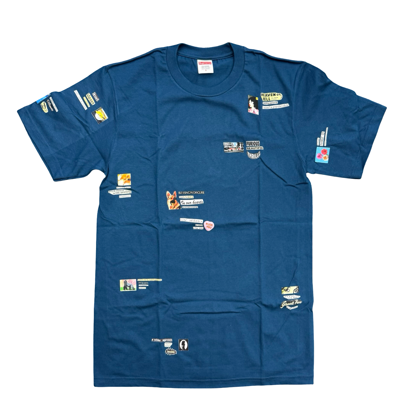Supreme Upset Tee Indigo