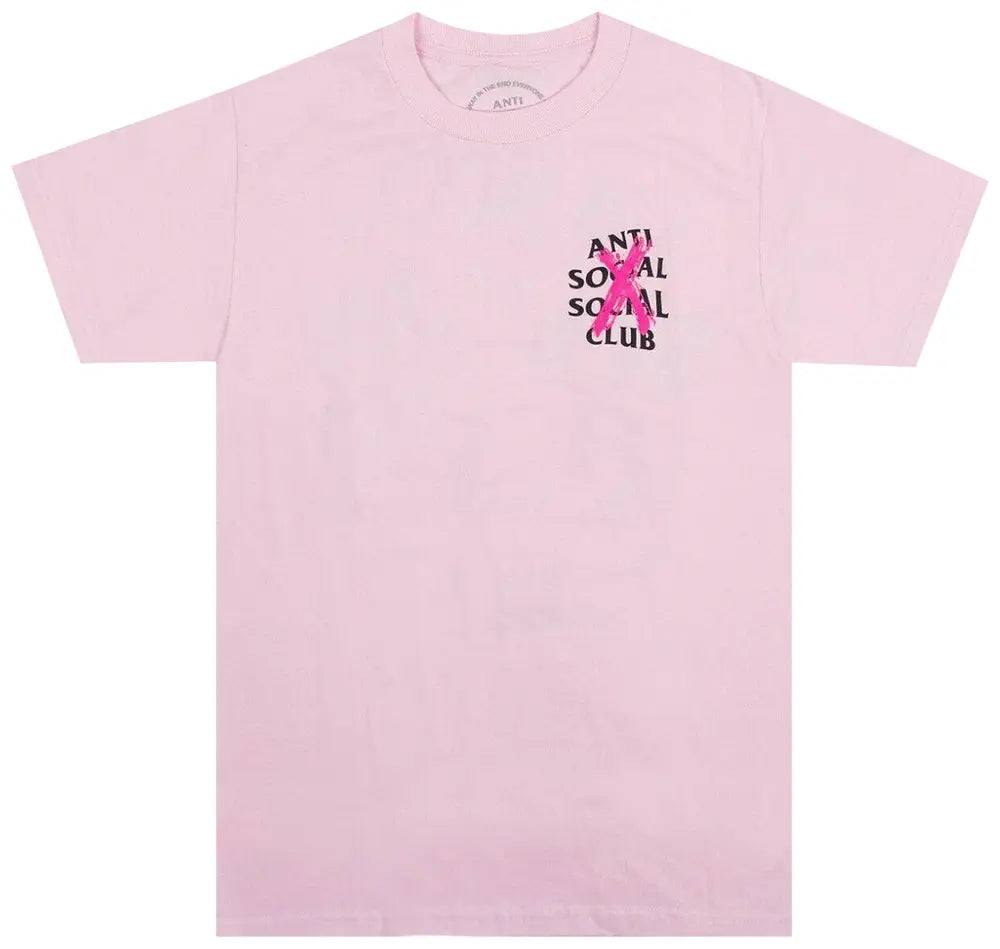 Anti Social Social Club Cancelled T-Shirt Pink
