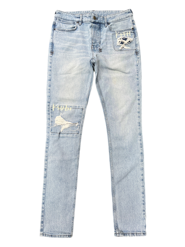 Kith x Ksubi Van Winkle Denim Pants Washed Out