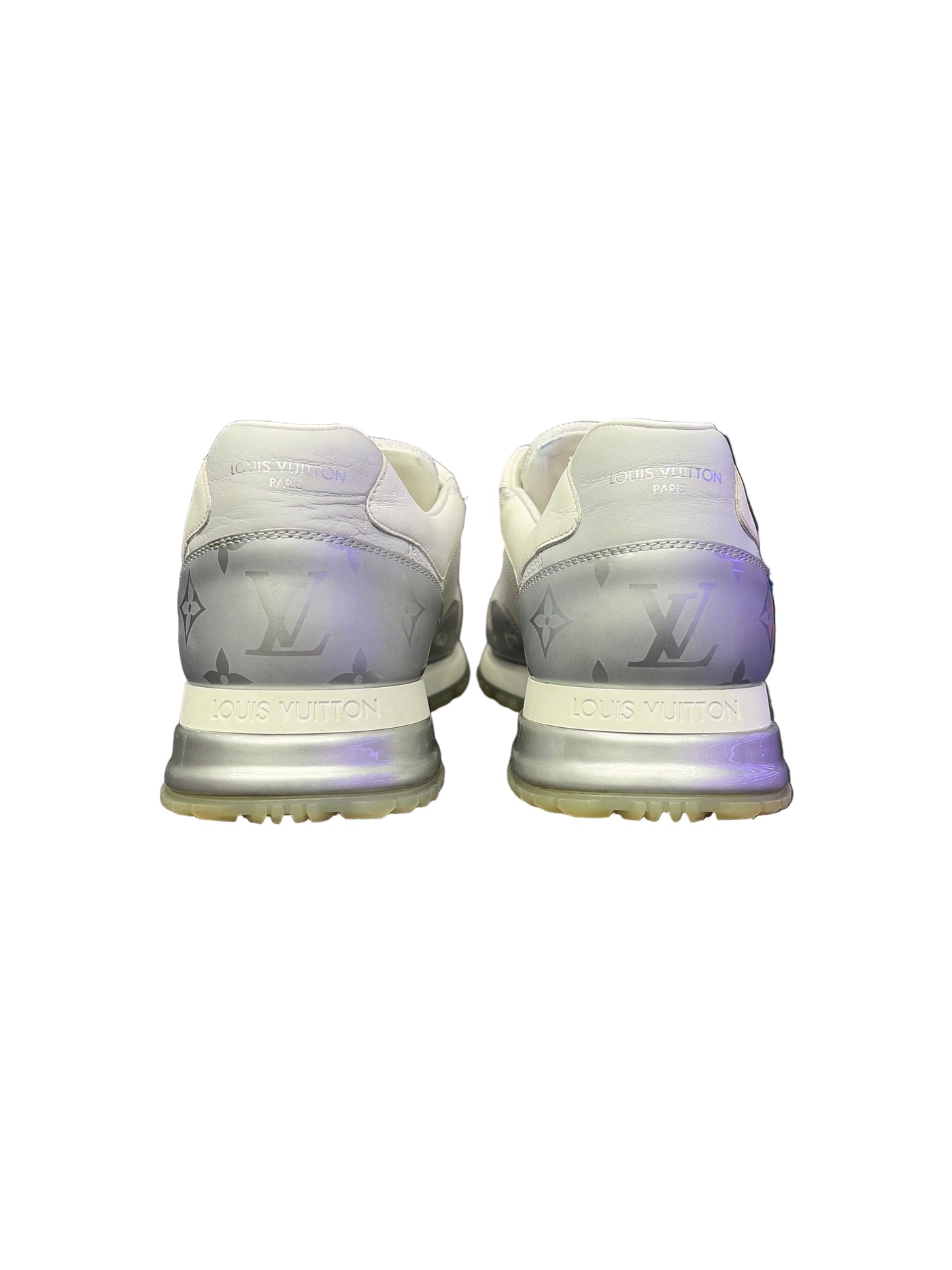 LV Run Away Sneaker White Silver