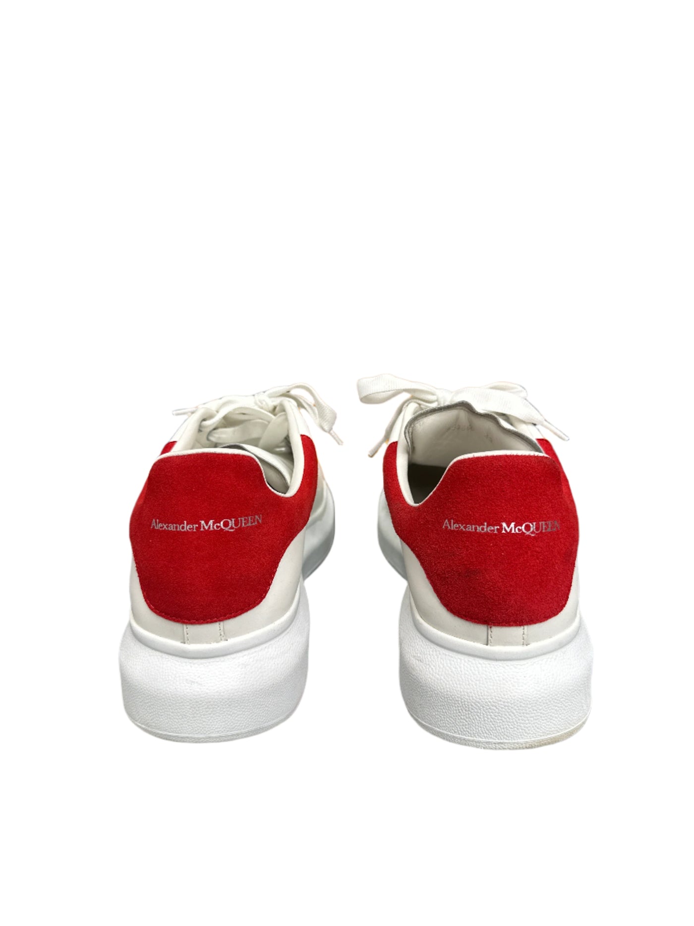Alexander McQueen Oversized White and Red Sneakers