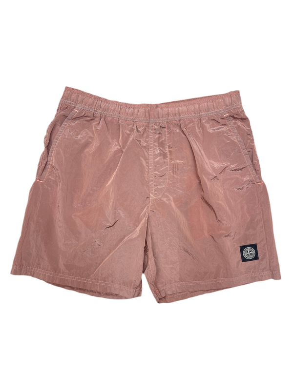 Stone Island Nylon Metal Garment Dyed Swim Short Rose Quartz