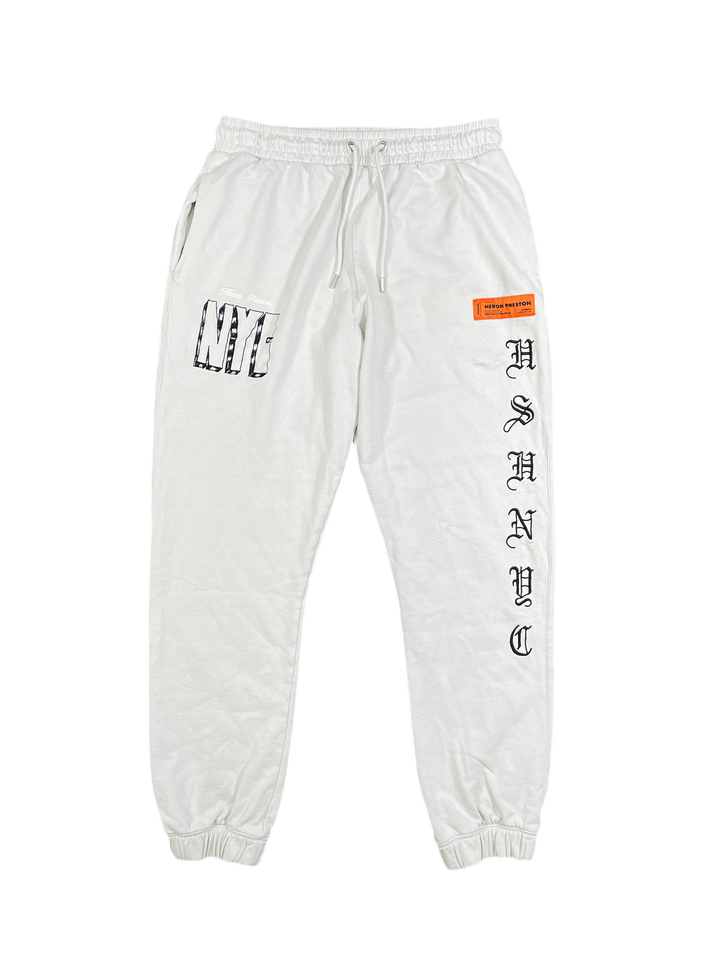 Heron Preston NYC Sweatpants White