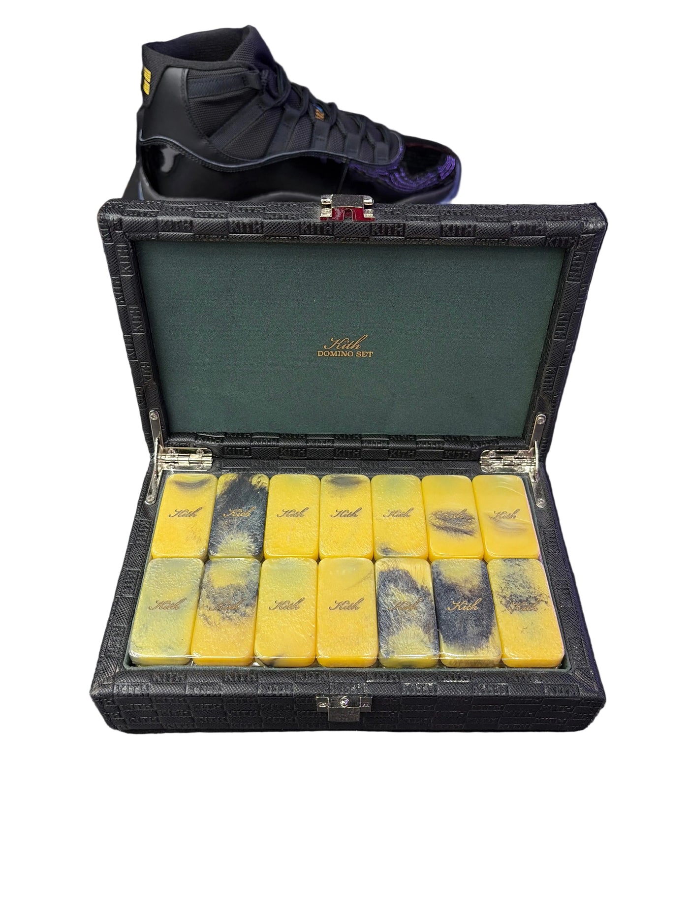 Kith Monogram Leather Domino Set