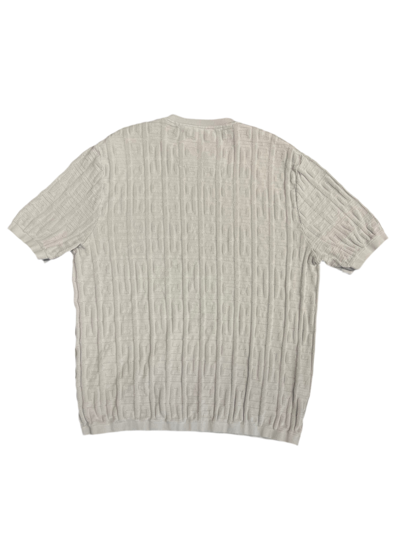 Givenchy Monogram Knitted Crewneck T-Shirt Grey