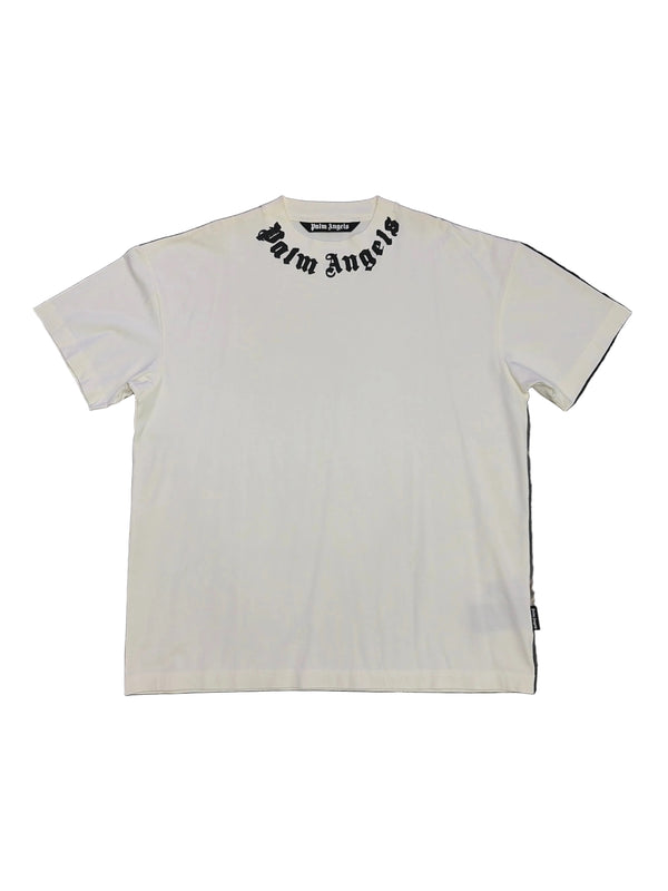 Palm Angels Neck Logo T-Shirt White