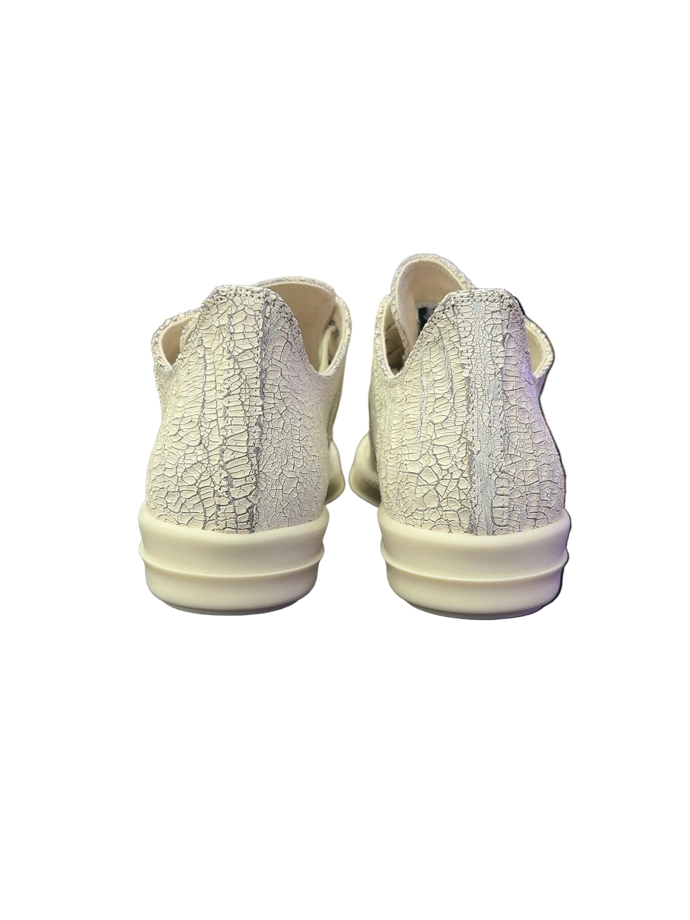 Rick Owens DRKSHDW Cracked Ramone Low Sneakers Milk