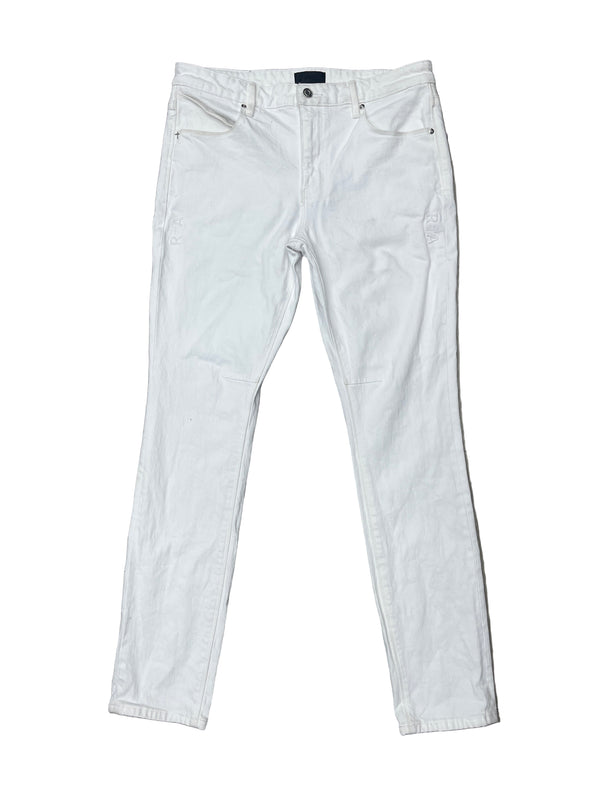 RTA White Straight Legged Jeans
