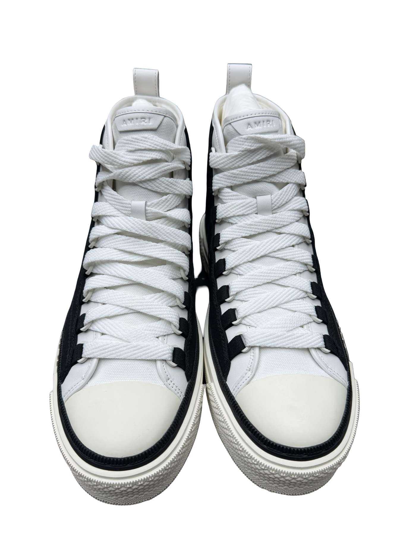 Amiri Black & White MA Court Hi Sneakers