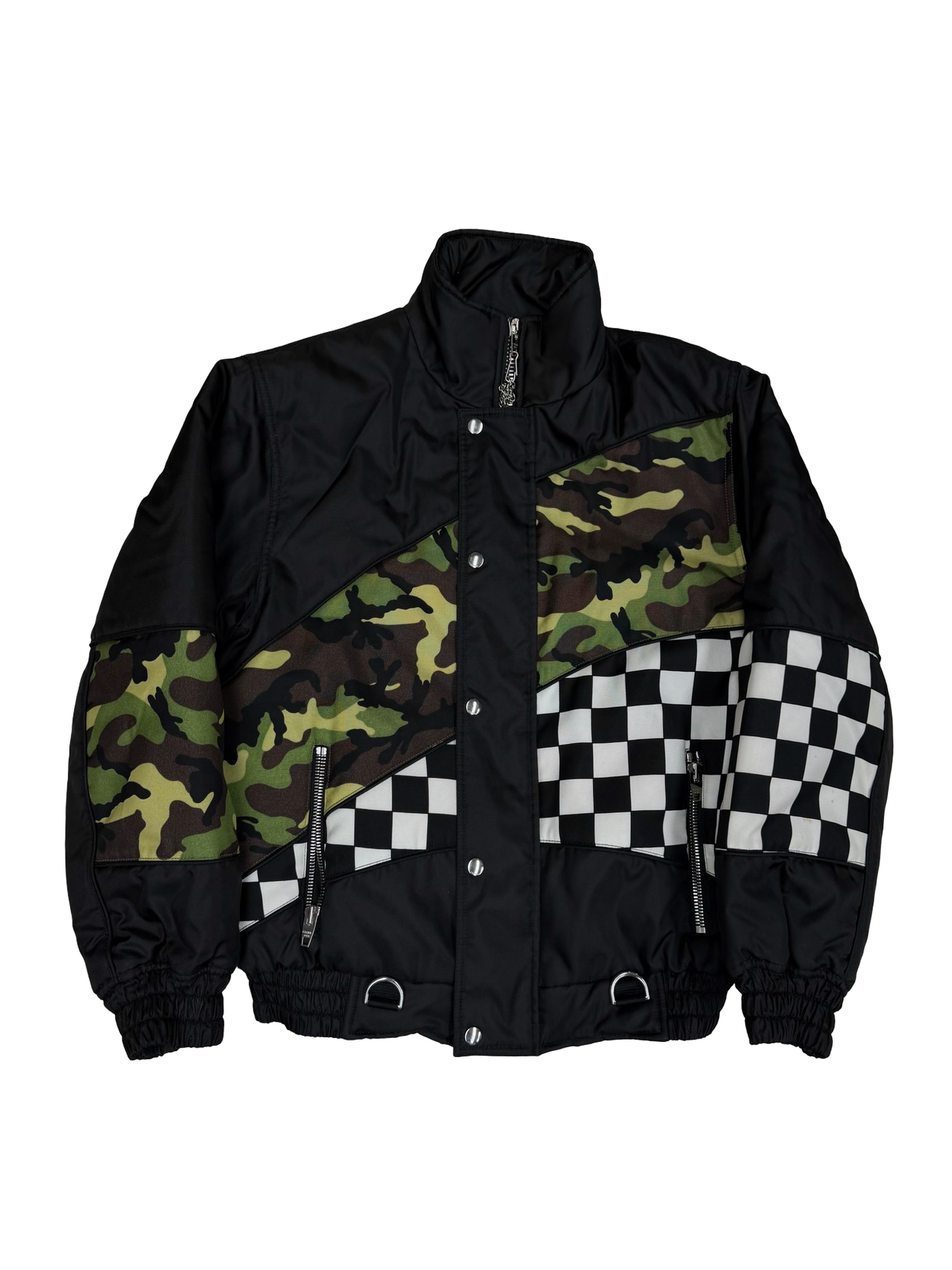 Celine Blouson Loose Damier Toile Nylon