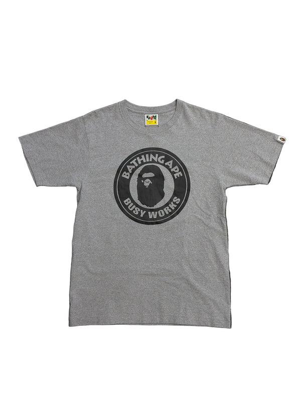 BAPE Bicolor Busy Works Tee Gray