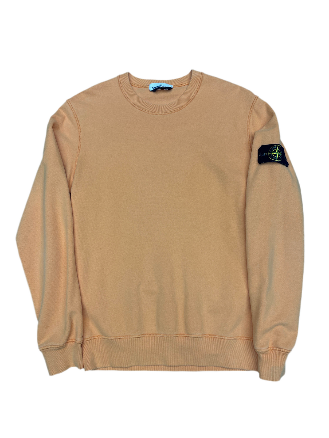 Stone Island Orange Crewneck