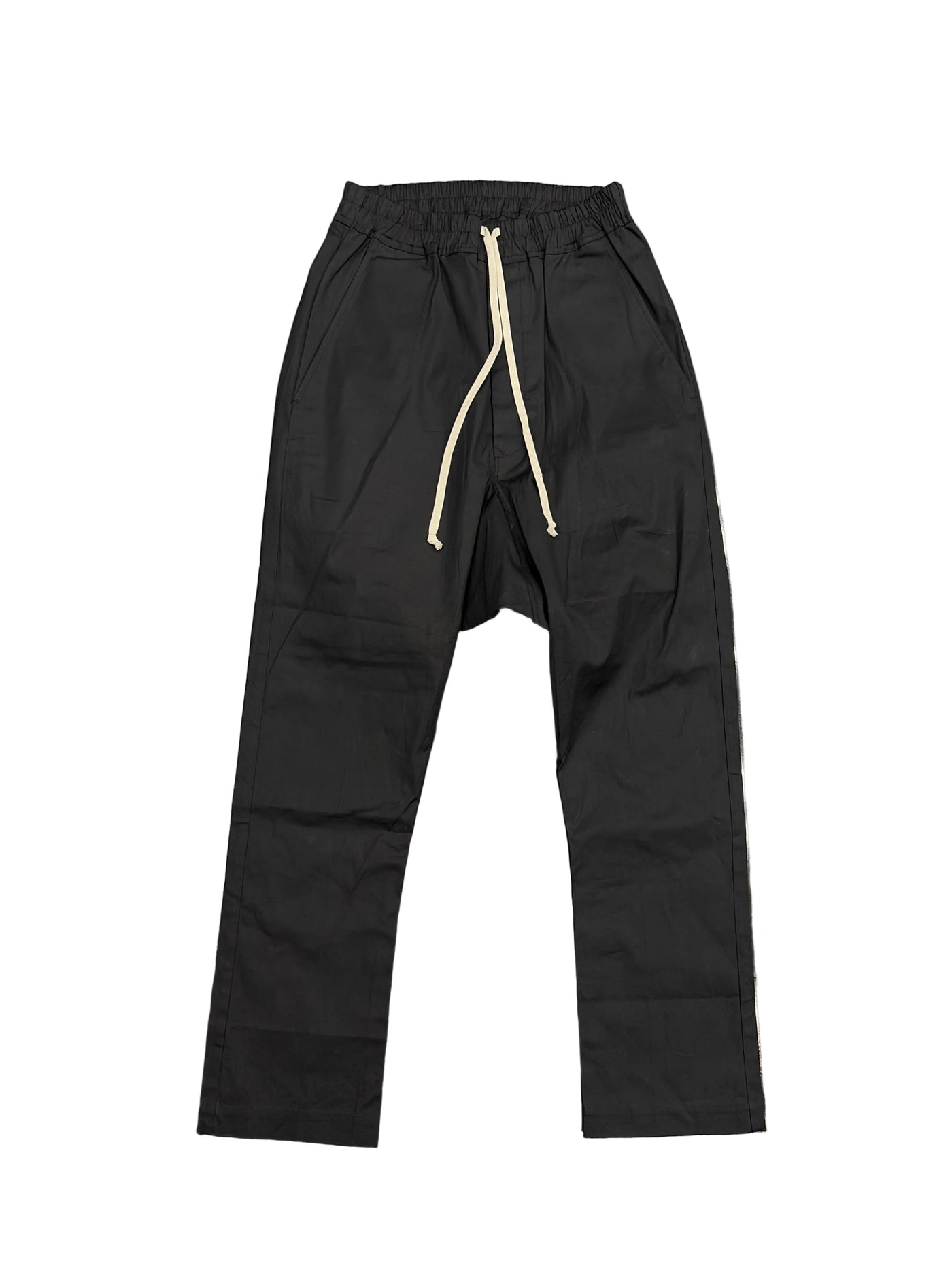 Rick Owens Drop Crotch Long Pants Black