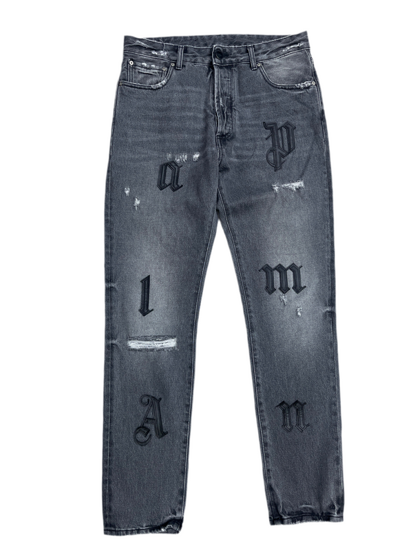 Palm angels Logo Patch Jeans