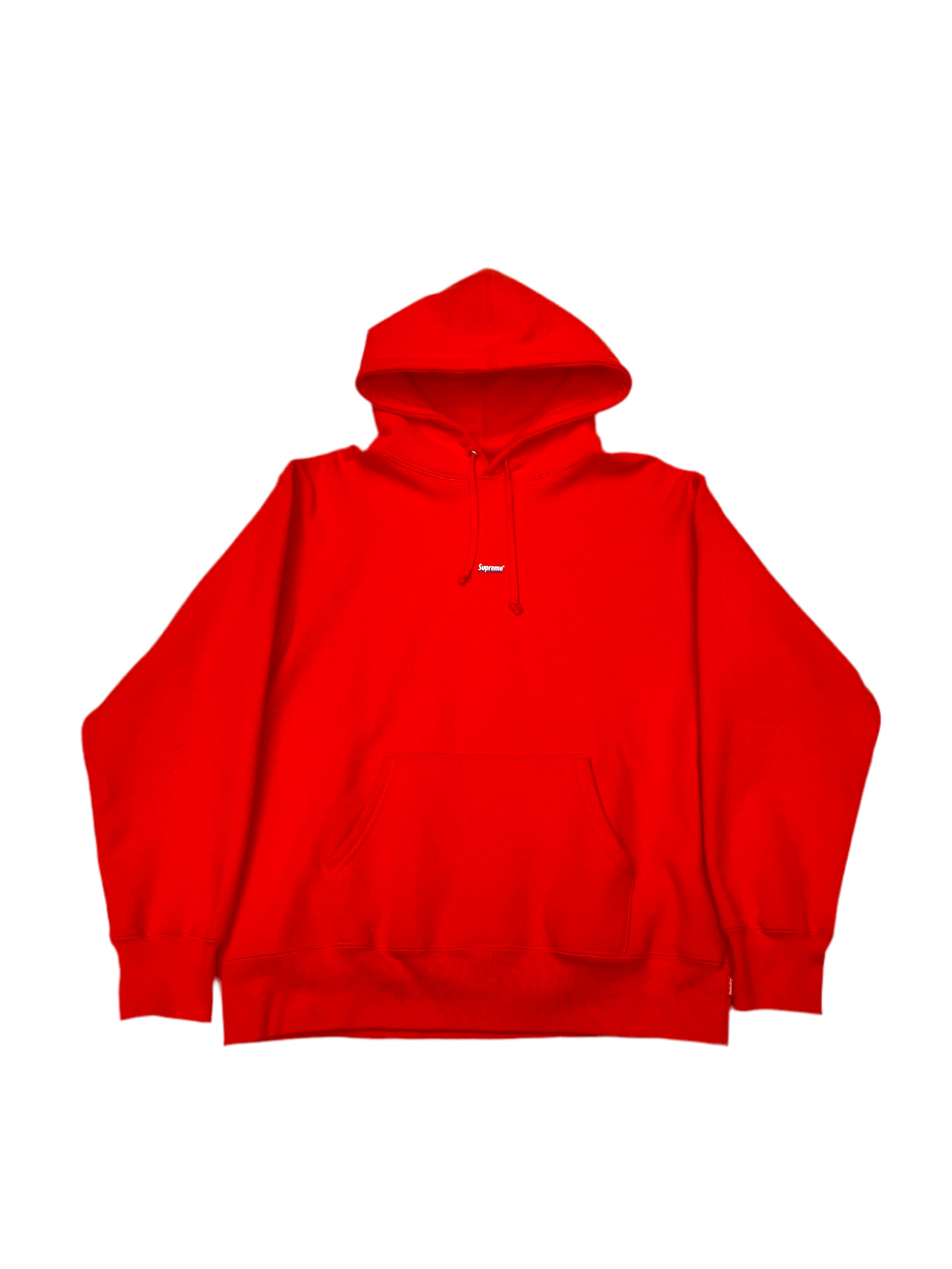 FW22 Supreme Underline Logo Hooded Sweatshirt Bright Orange
