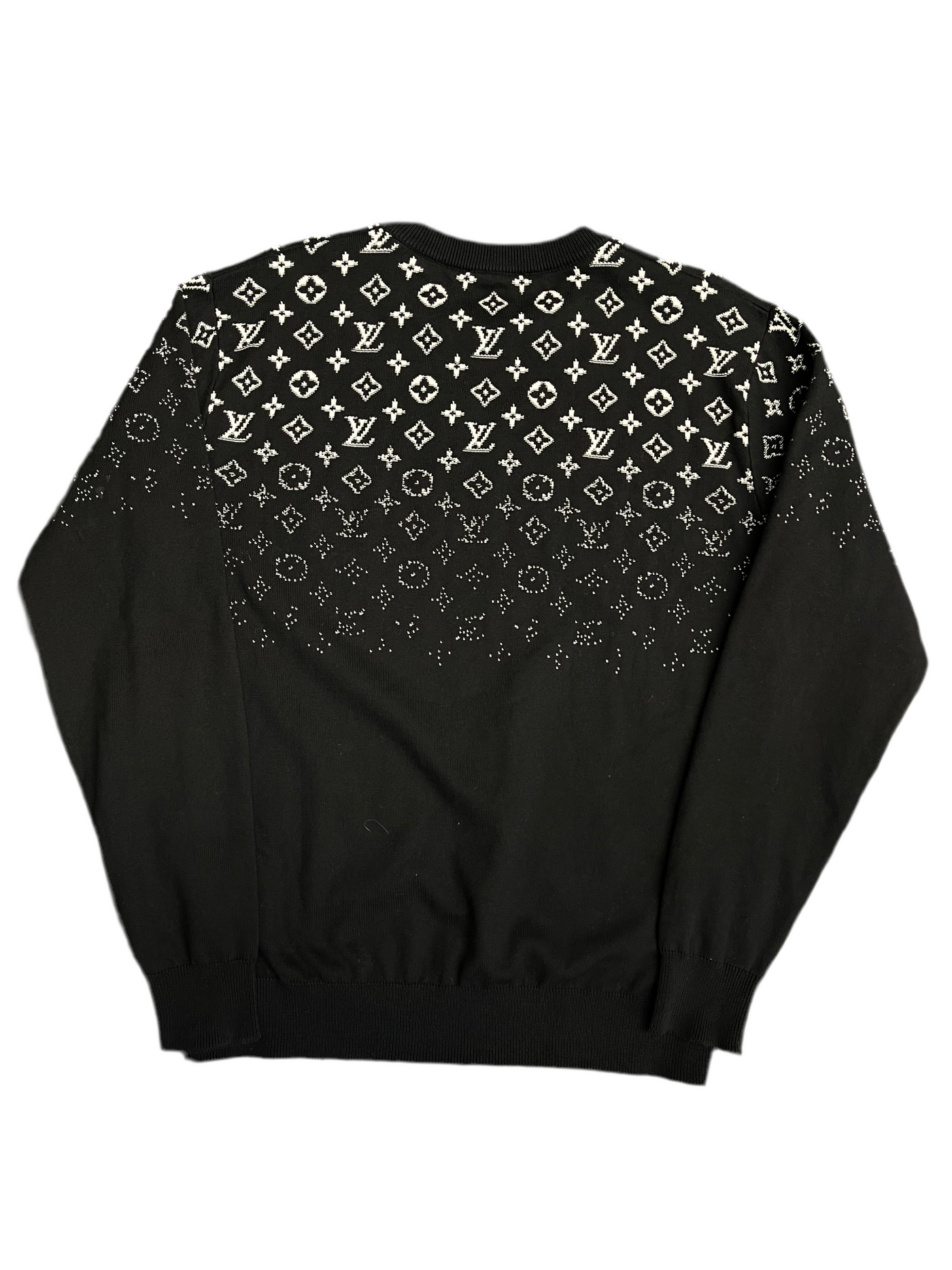 LV Icons Gradient Cotton Crewneck Black