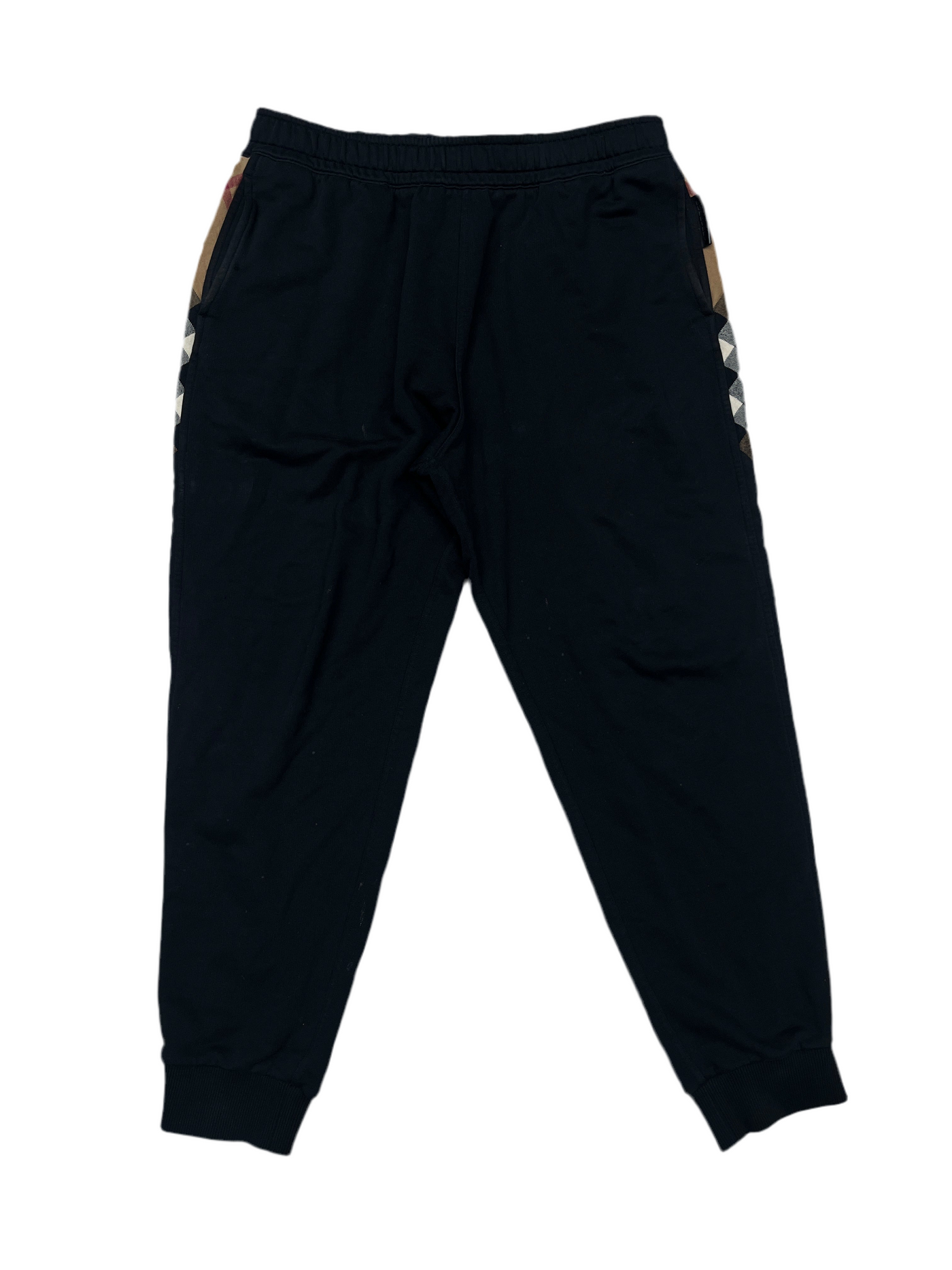 Burberry Stephan Vintage Check Detail Track Pants Black