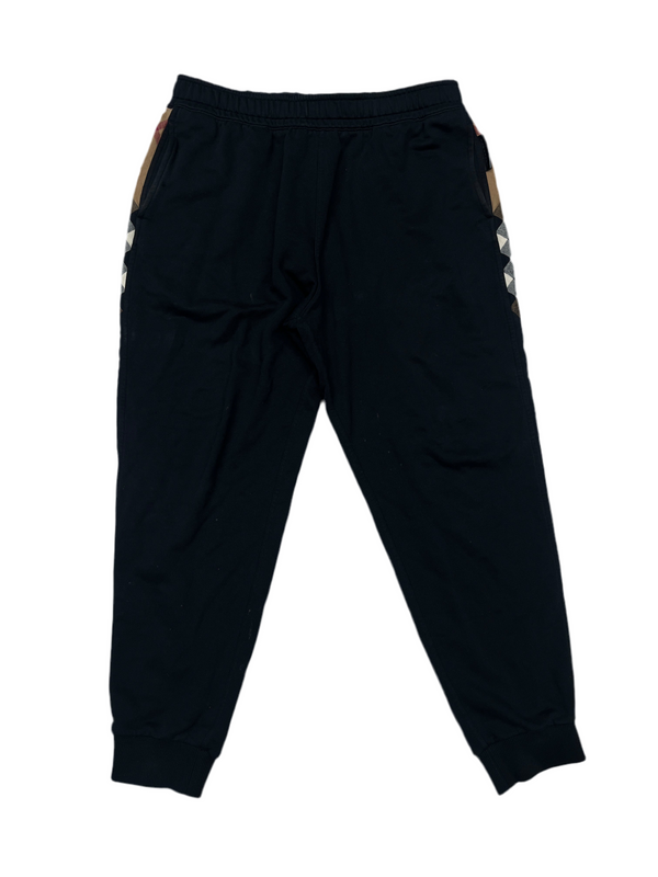 Burberry Stephan Vintage Check Detail Track Pants Black