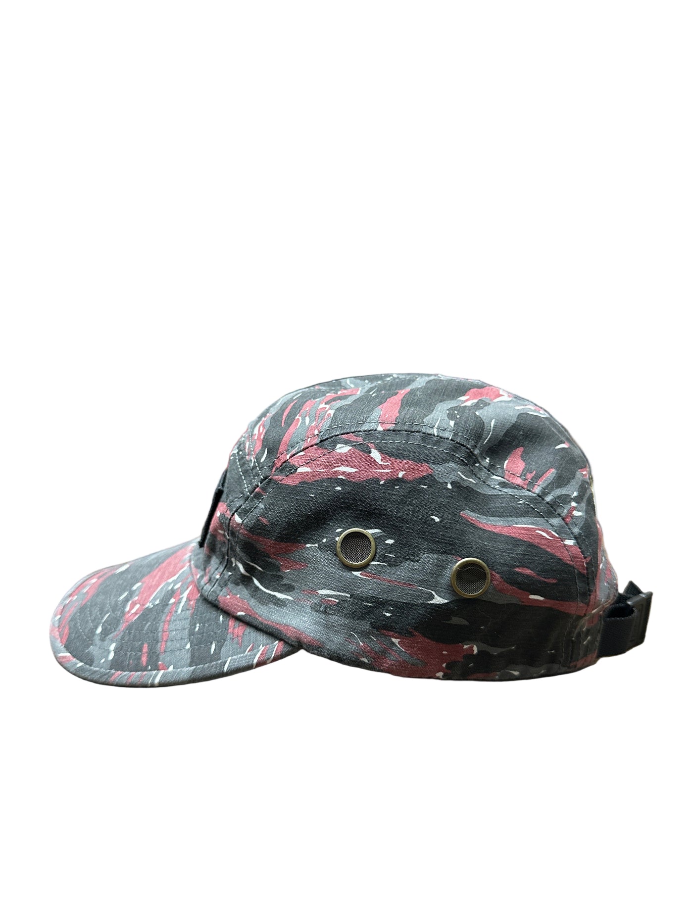 Supreme Military Red Tiger Camo Camp Cap (SS22)