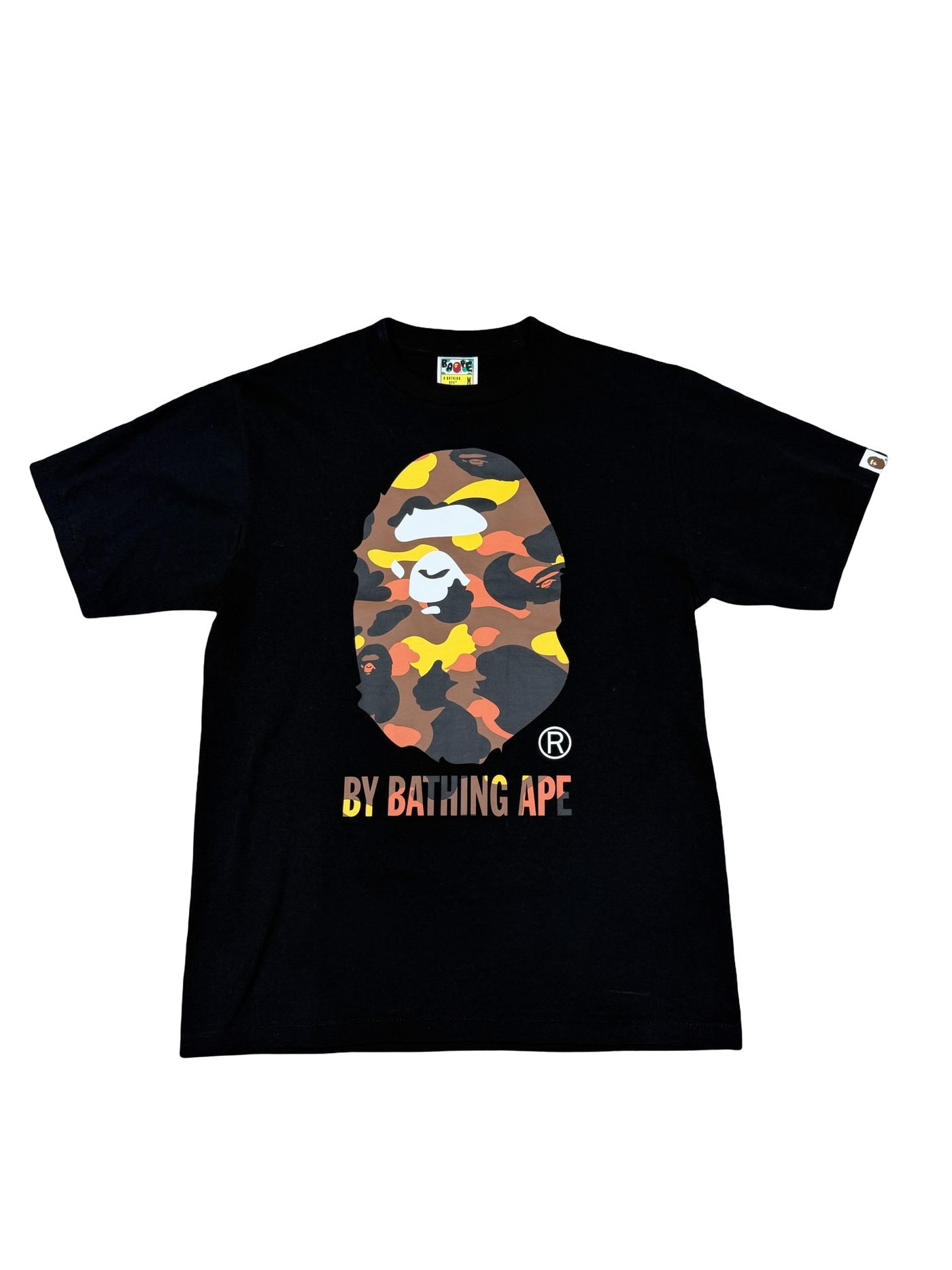 BAPE 1st Camo T-Shirt Black Orange